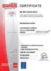 Bergmann Kord: Swiss certificate - BS EN 15224:2012